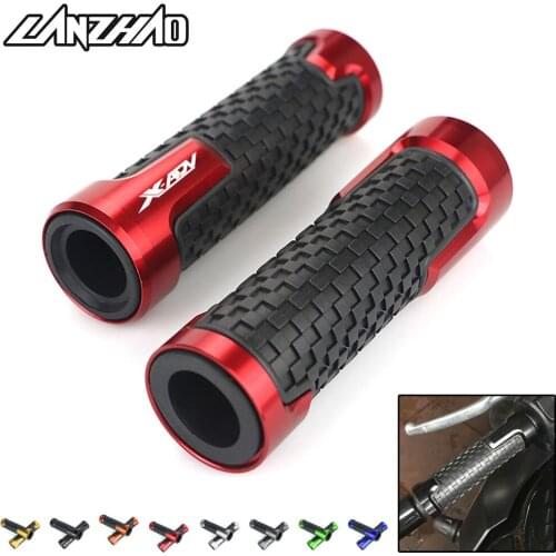 Motorcycle 7/8" 22mm Hand Grips CNC Aluminum Rubber Gel Grip Motorbike Accessories for Honda X-ADV 750 2017 2018 2019