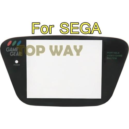 1pcs White Black For Sega Game Gear Replacement plastic Screen Protector Cover Lens For GG Plastic