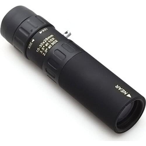 Nikula 10-30x25 Zoom Monocular Powerful HD Telescope High quality Pocket Binoculars Mini Hunting Scope