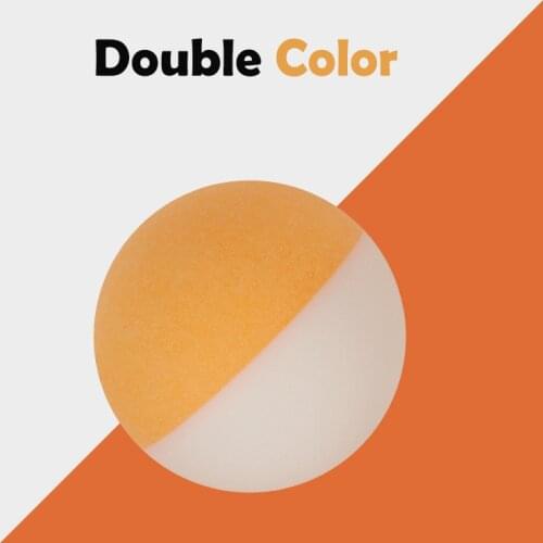 One pack BI Colour Table Tennis Balls Double Color Seamed ABS 40+ Balls Plastic Ping Pong Balls Durable High-elastic 10pcs/20pcs