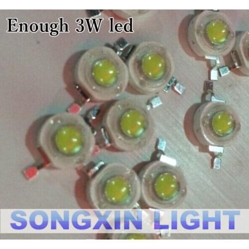 10pcs High Power LED Chip 1W - 3W White / Cool White 6000K - 6500K Epistar COB LED Beads For Spotlight Floodlight