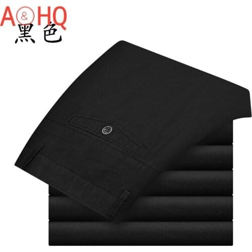 2021 Summer Dress Trousers Straight Business Office Formal Suit Pants Thin Classic Overalls