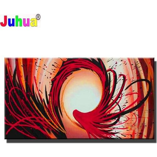 Art abstract oil painting Color Phoenix diamond painting cross stitch diamond embroidery home living room decor painting AP1155