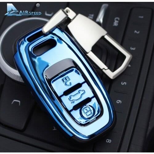 Airspeed for audi key case audi key Cover A4 B8 B6 B7 A4L A5 A6 A6L A7 A8 Q5 Q7 R8 TT S5 S6 S7 S8 SQ5 Accessories Car Key Shell