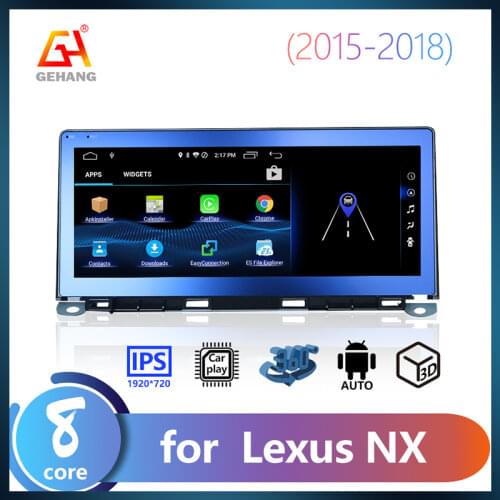 GEHANG 10.25 Car radios 2din android 10.0 carplay audio for cars Lexus NX 2015-2018 Navigation Bluetooth car video player gps