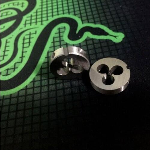 FREE SHIPPING (2pcs) HSS Right Hand Die 8#-36UNF Dies Threading 8-36UNF