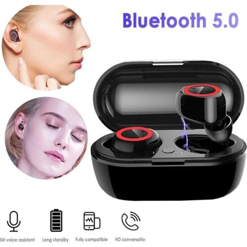 Y50 Wireless Earphones TWS Earphone Bluetooth Fitness Headsets In Ear Earbuds Mic For Mobile Phone For Xiaomi Oneplus Buds Fone