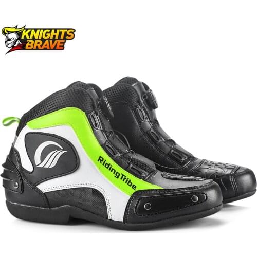 Black Motorcycle Boots Moto Boots Motocross Shoes Men Riding Racing Motorcyclist Biker Chopper Motorbike Endure Touring Boots