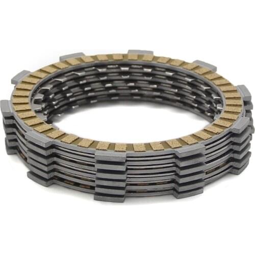 Motorcycle Clutch Friction Disc Plate Kit For Yamaha TZR125 (2RK/3PC1/2/3) 1987-1992 OEM:21V-16321-00/3XP-16321-00 1V1-16324-00