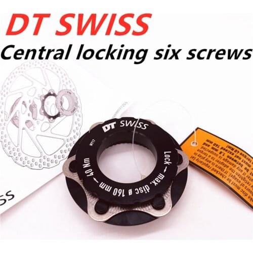 Dt swiss XT/DT Bicycle Disc Brake Center Lock Adapter Disc Brake Rotor Adaptor for 6 Bolt Rotors to Centerlock Hubs