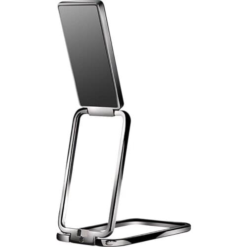 Double Ring Mobile Phone Holder Square Folding Bracket 360 Degree Arbitrary Rotation and 180Flip Ring Phone Stand Holder