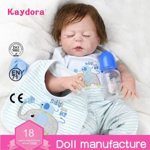 Kaydora 22 Inch baby Reborn dolls Lifelike bebe reborn silicone Toddler girls handmade adorable Menina Play lol toys Kids Gift