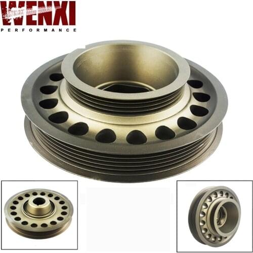 Light Weight Aluminum Crankshaft Pulley OEM Size For 93-01 Honda Prelude H22 VTEC WX-CP012