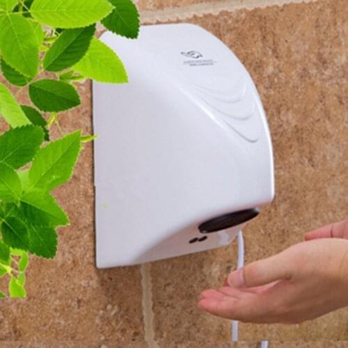 Mini automatic induction hand dryer wall mounted sensor hand dryer home bathroon hands drying device hotel automatic hand dryer