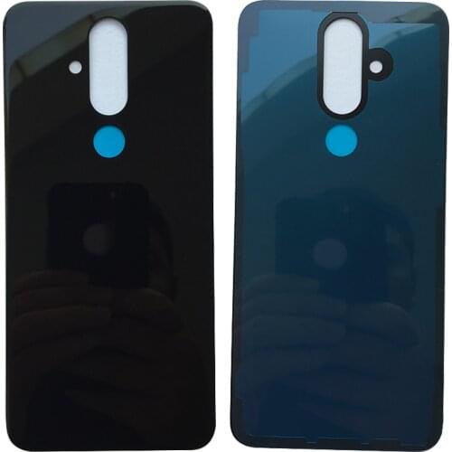 For Nokia X71 New Glass Battery Cover Rear Housing Back Case Housing With Logo