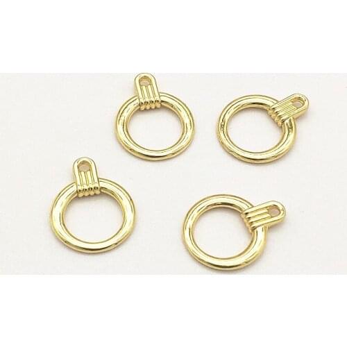 New Arrival! 20x16mm 100pcs Zinc Alloy Round Connectors for Handmade Necklace Earring DIY Parts,Jewelry Findings & Components