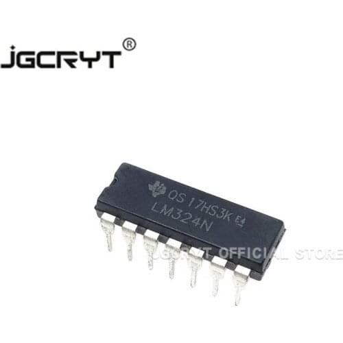 50Unids/lote The new LM324 LM324N DIP-14 four-way operational amplifier can shoot directly in a large chip