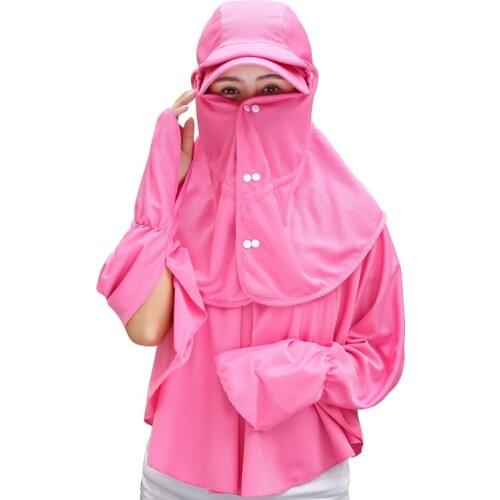 Summer sun protection female UV protection sunshade dustproof sandproof dustproof cover