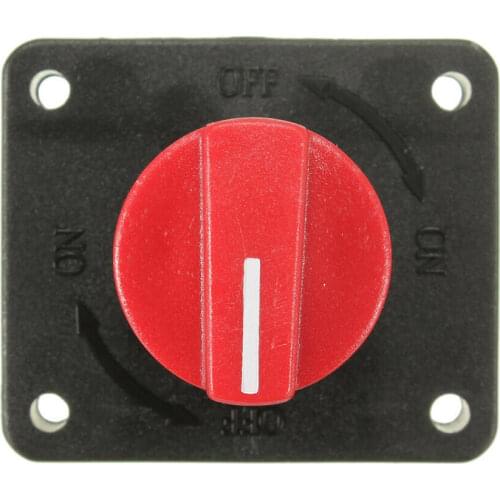 Car Motorcycle Boat Power Conversion Switch 12V Battery Isolator Switch Cut Off Disconnect Terminal For Van Lorry Motorbike