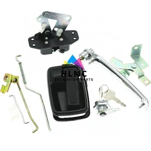 SH120/200/230/300 A1 A2 The cab door lock assembly