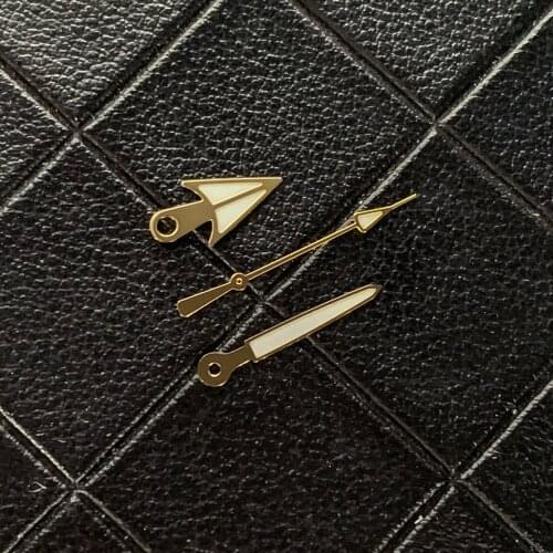 Watch hands for NH35/NH36 Movement Mira las manos Uhrzeiger Regarder les mains blue luminous Arrow hands Watch Parts Accessories