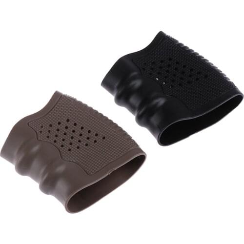 Tactical Slip On Rubber Cover Hand Grip Glove Anti Slip Sleeve For Pistol Handle Airsoft Outdoot Hunting Accessories