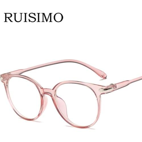 Women men Round Glasses frame Female Brand Designer gafas De Sol Spectacle Plain Glasses Gafas eyeglasses eyewear for women men