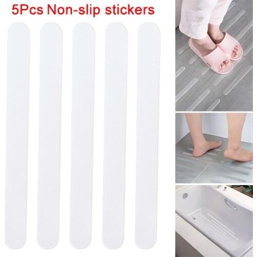 5/10/20/30pcs Bathroom EVA Acrylic Waterproof Bathtub Transparent Non-slip Stickers Stairs Tape Bathroom Anti-slip Strip LC