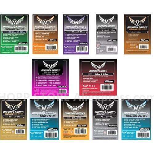 500 Sleeves Board Games MAYDAY Card Game Sleeve Protector protective clear cards sleeves