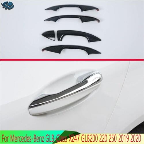 For Mercedes-Benz GLB-Class X247 GLB200 220 250 2019 2020 Car Accessories ABS Chrome Door Handle Cover Trim
