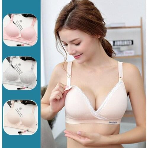 Nursing Maternity Bra Clothing Cotton Breastfeeding Bra for Pregnant Women Pregnancy Breast Underwear Soutien Gorge Allaitement