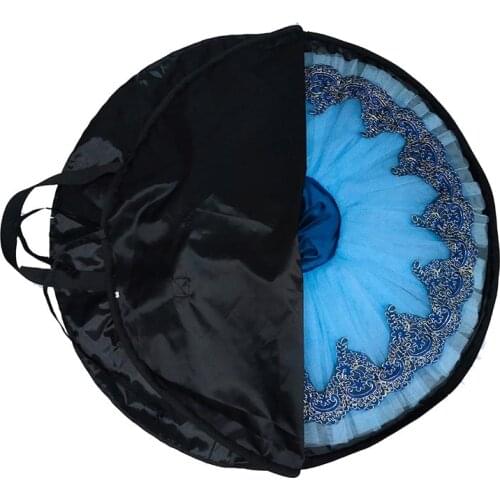 Black Professional Ballet Tutu Bag Rose Red Waterproof Oxford Foldable Soft Ballet Bags Ballet Tutu Case Package