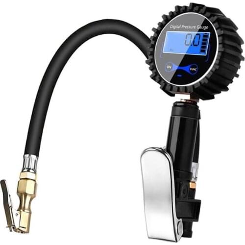 Digital Tire Inflator with Pressure Gauge 200 PSI Air Chuck for t.u.k.Car Bike