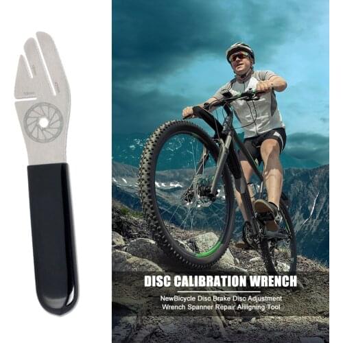 Stainless Steel Cycling Disc Brake Rotor Alignment Truing Wrench Bike Accessorie Portable Waterproof Cycling Elements