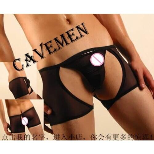 Two sets Open crotch*453*sexy lingerie T-Back G-String Brief Underwear Triangle pants Trousers Suit Jacket boxer free shipping