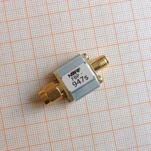 FBP-947s 935-960MHz GSM900 SAW Bandpass Filter, 25MHz Bandwidth, SMA Interface