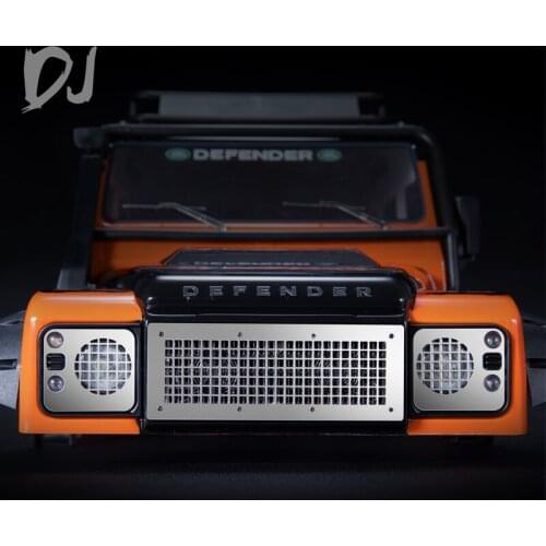Metal simulation front grille grille Car light shield for 1/10 TRAXXAS TRX4
