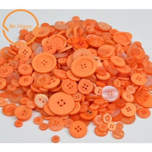 MR HAPPY Colorful 50g Resin Button Mix Size Decorative Sewing Craft Scrapbook Card Making DIY Sewing Decorative