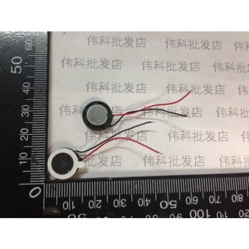 New Ultra-thin mini sound speaker 8 ohms 1 watt 8R 1W Round speaker Diameter 13MM 1.3CM thick 3.5mm Loudspeaker