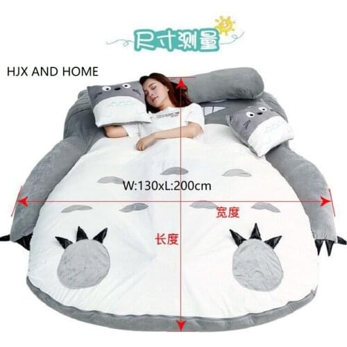 Gift for child Cartoon Totoro mattress lazy sofa bed Leisure and comfort tatami Lovely creative small bedroom Floor mats