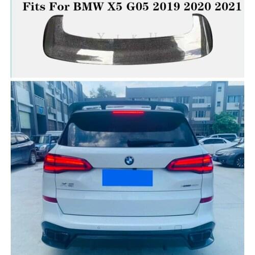 New High quality ABS $ Carbon Fiber Car Rear Trunk Lip Spoiler Wing Fits For BMW X5 G05 2019 2020 2021