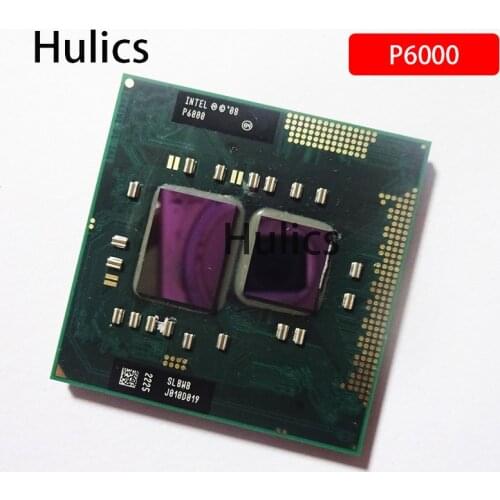 Hulics Original Intel Pentium P6000 SLBWB 1.8 GHz Dual-Core Dual-Thread CPU Processor 3M 35W Socket G1 / rPGA988A