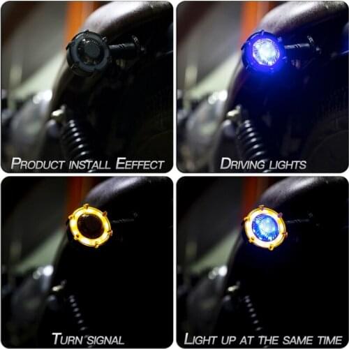 Motorcycle Turn signals Daytime Running Light Flowing Brake Strobe Signal Lamp A5KD