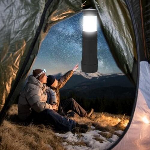 Camping Light Foldable Portable Outdoor Tent Lights Retractable Hanging Flashlight Reminder Lighting LED Horse Lantern Dropship
