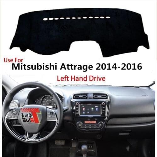 TAIJS Factory Casual Dust resistant Polyester Fibre Car Dashboard Cover For Mitsubishi Attrage 2014 2015 2016 Left Hand drive
