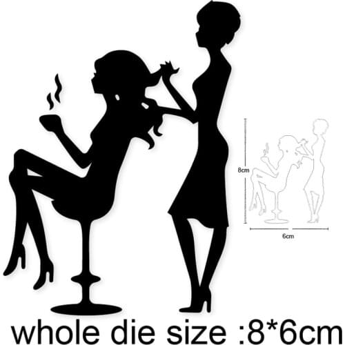 2020 new Craft dies Beauty Lady makeup Metal Cutting Dies Stencils for DIY Scrapbooking dies Embossing Album Paper Cards Album