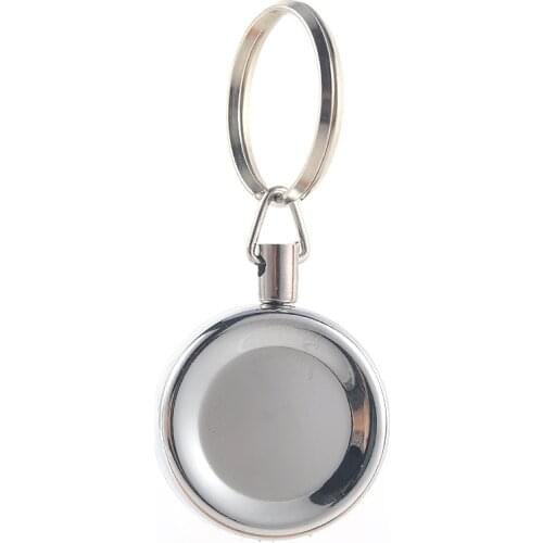 High Resilience Steel Wire Rope Key Ring Metal Retractable Key Chain Alarm Key Ring Anti Lost Key Chain Protable Multi Tools