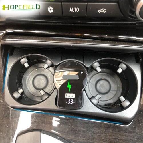 Phone charger for bmw 5 series F10 F18 520i 523i 535i car wireless charging board power adapter for iphone se fast charging pad