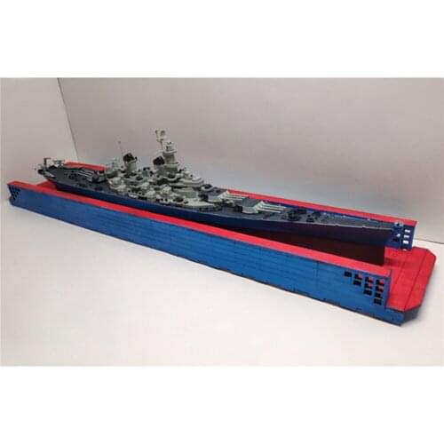 1/700 Scale Large Modern Floating Dock Shipyard Model Accessories CY717 Ship DIY Model Wooden Kits