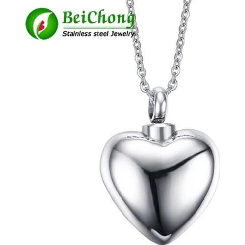 10 pieces/lot) Fashion Tube Perfume Bottle Pendant Necklace For Women Stainless Steel Heart Perfum Bottle Necklace Chain